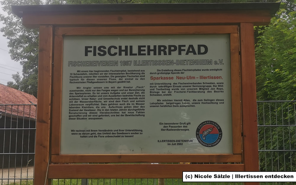 Fischlehrpfad Illertissen-Dietenheim - Iller-Radweg