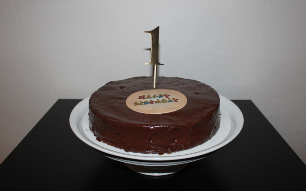 Illertissen entdecken - Blog-Geburtstag - 1 Jahr - Torte