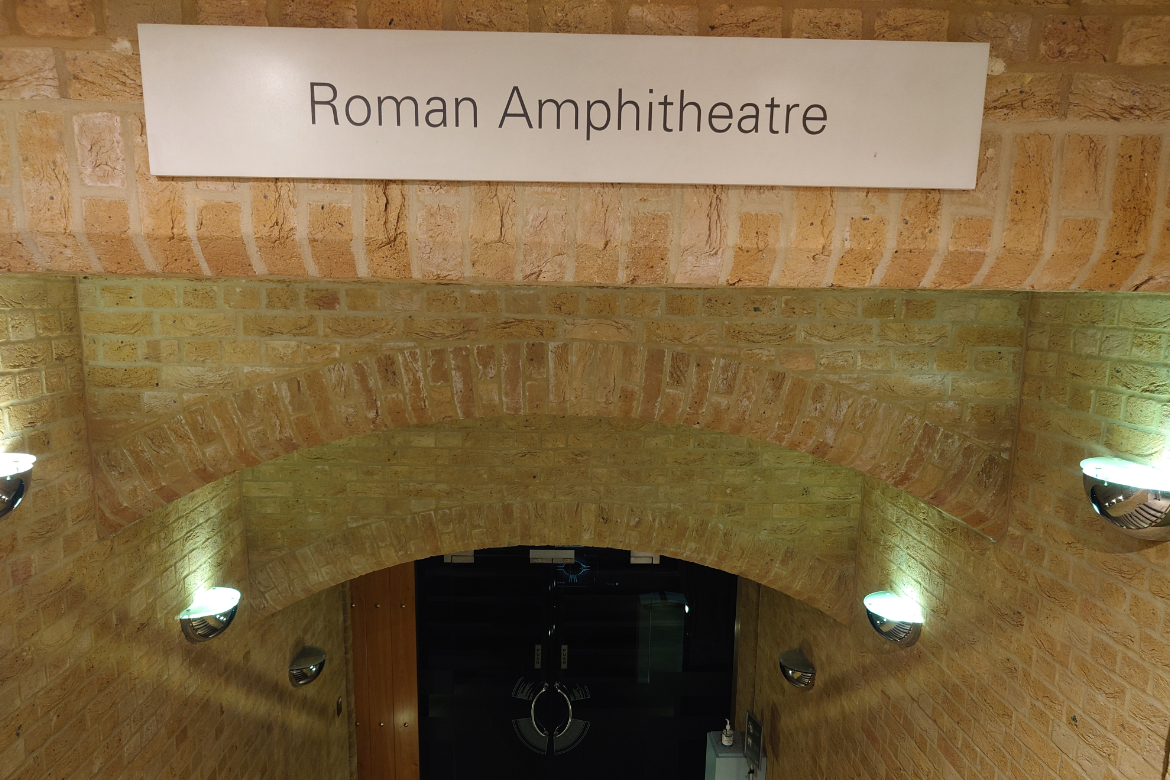 Römisches Amphitheater in London - Sehenswürdigkeiten 